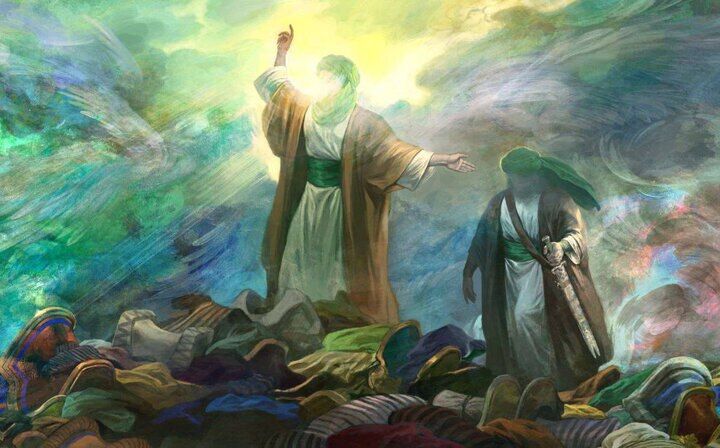 a summary of the story of Ghadir Kham from sunni traditions